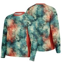 Chokefish™ Long Sleeve Every Day All Weather Acid-Wash Shirt Men's-004