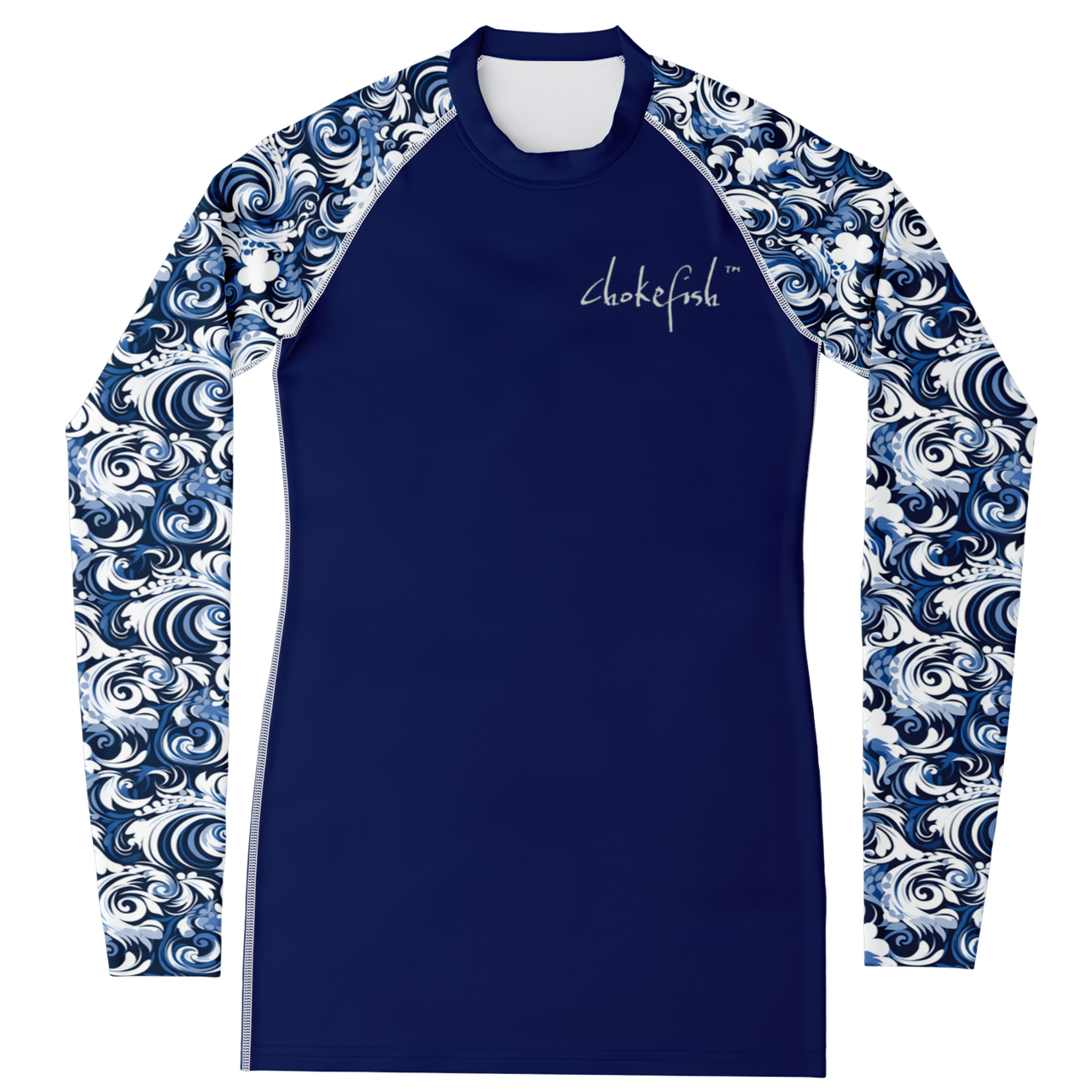 Chokefish™ Long Sleeve Rashguard Maori Woman's Shirt-008