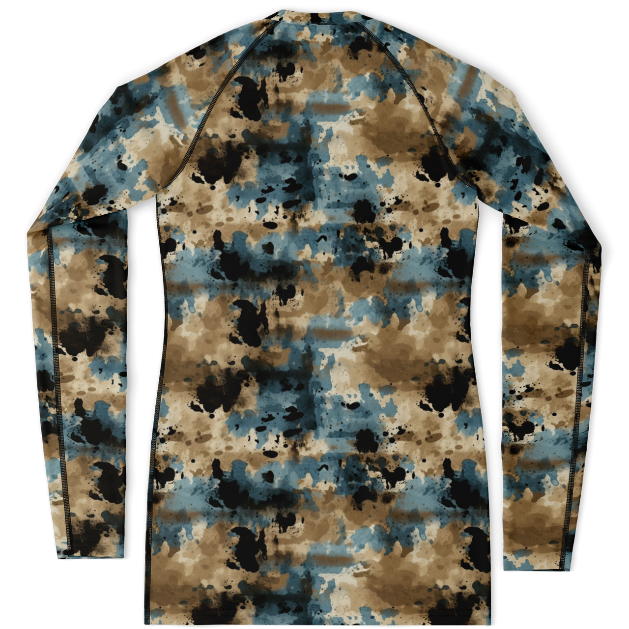 Chokefish™ Long Sleeve Rashguard Acid-Wash Woman's Shirt-012