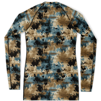 Chokefish™ Long Sleeve Rashguard Acid-Wash Woman's Shirt-012