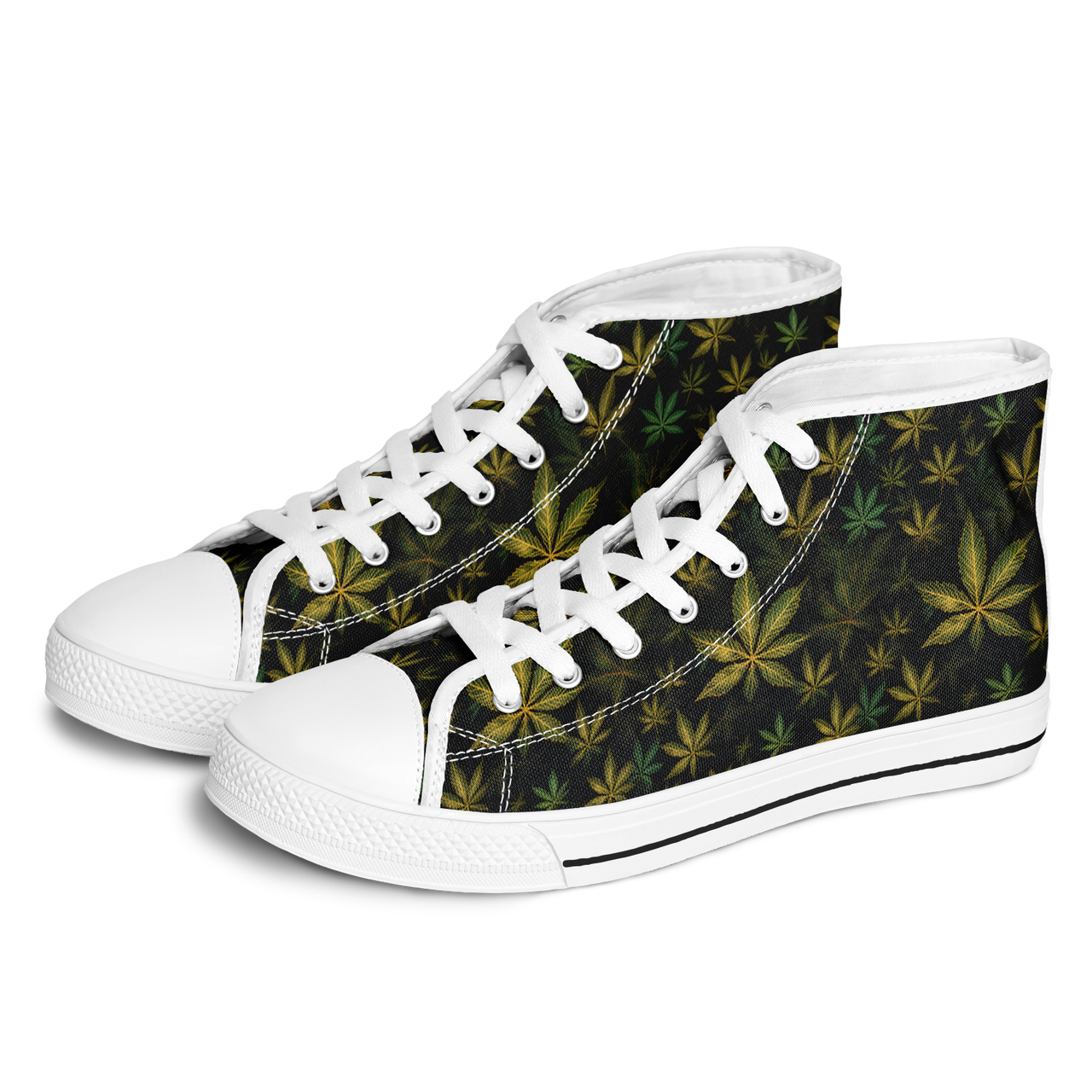 Chokefish™ Urban Peak Retro High Tops-Canabis-027