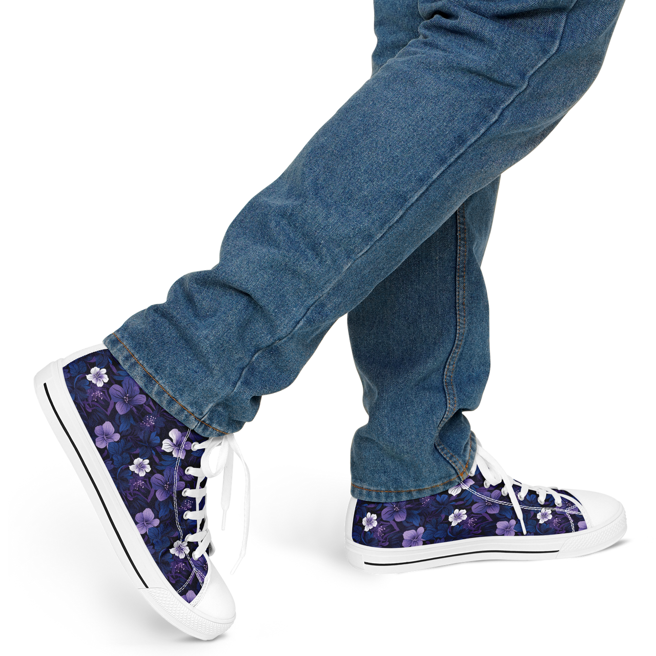 Chokefish™ Urban Peak Retro High Tops-Floral-004