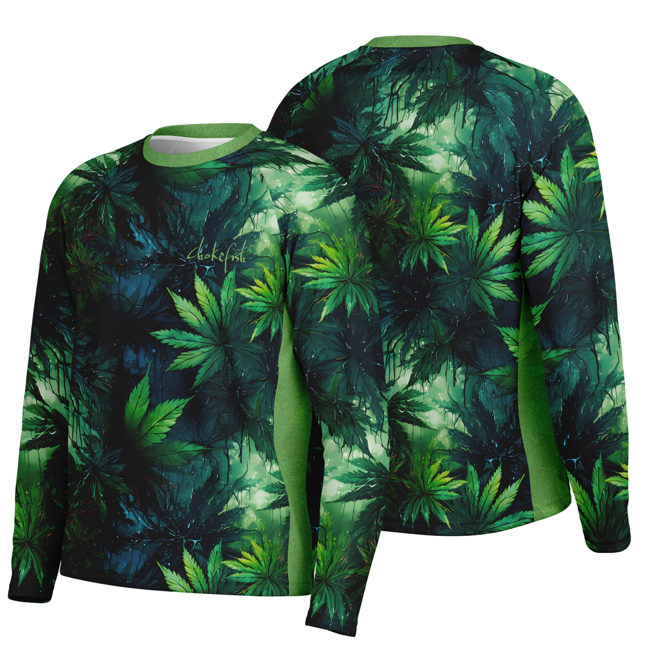 Chokefish™ Long Sleeve Every Day All Weather Cannabis Shirt Men's-012