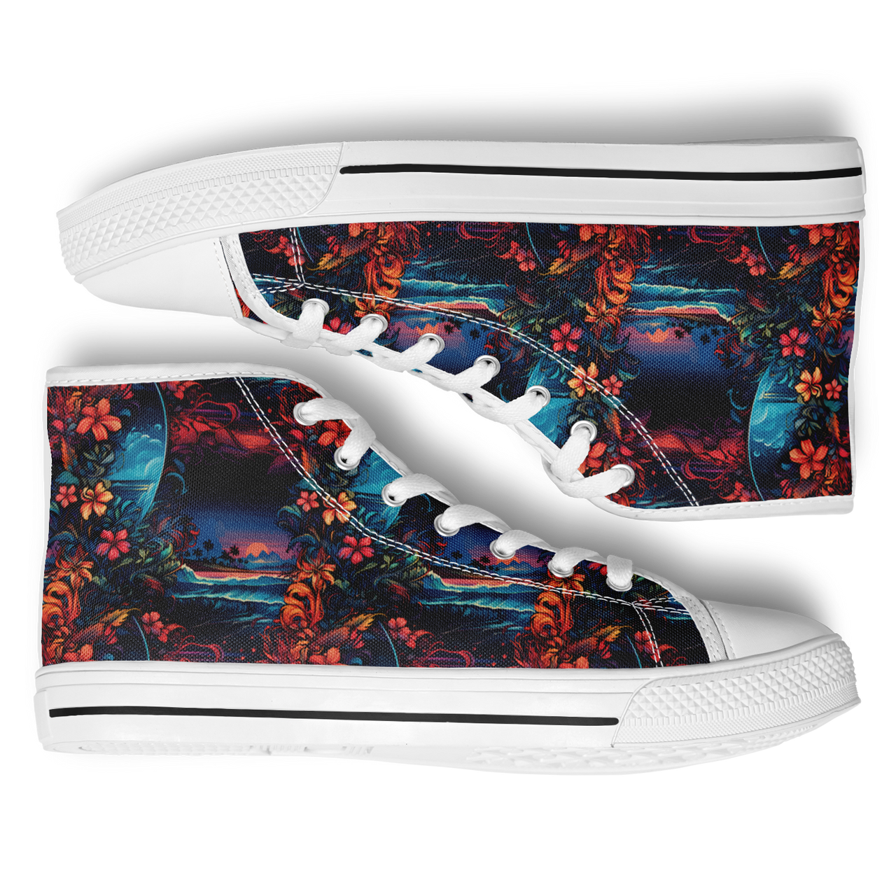 Chokefish™ Urban Peak Retro High Tops-Surfboards-002