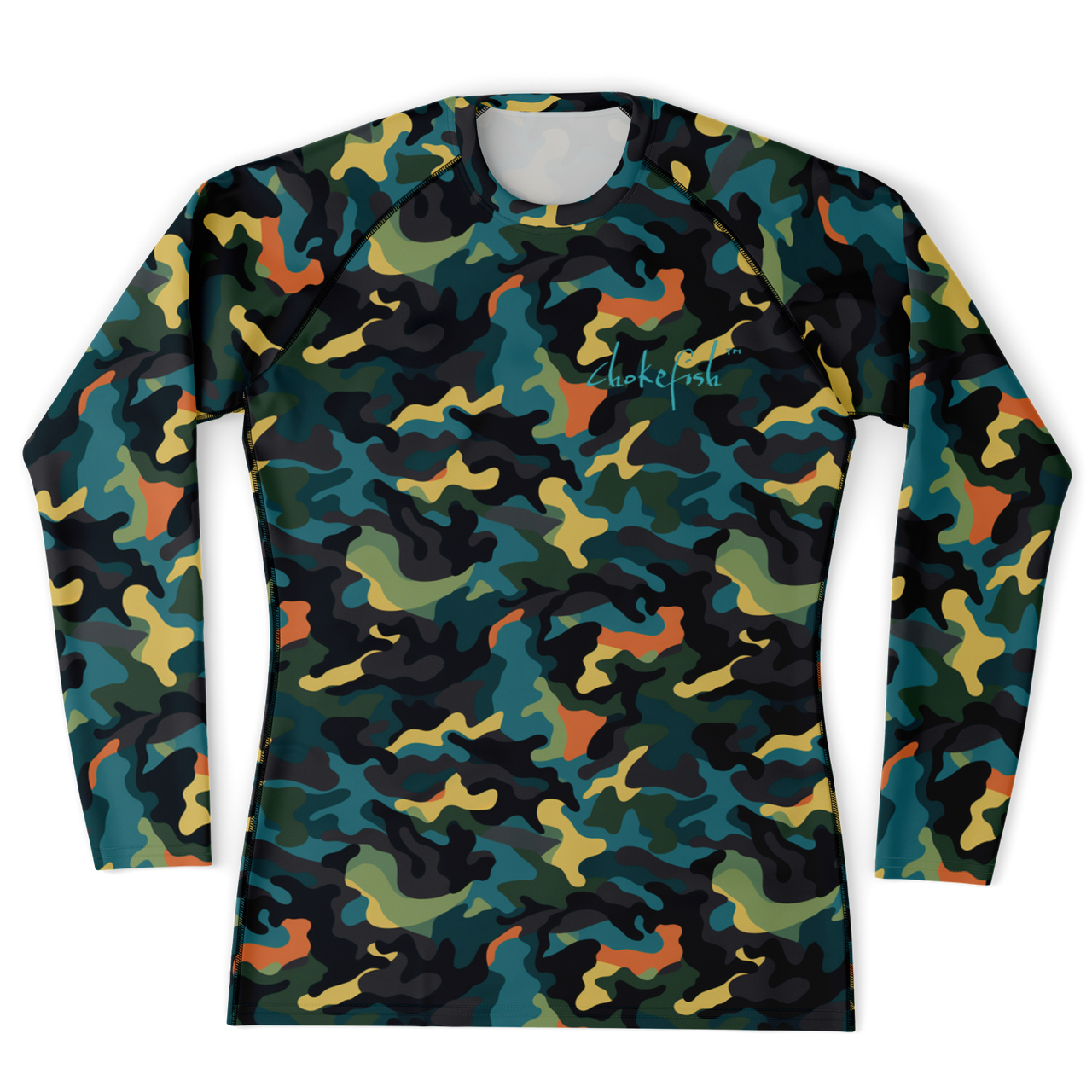 Chokefish™ Long Sleeve Rashguard Camouflage Men's Shirt-009