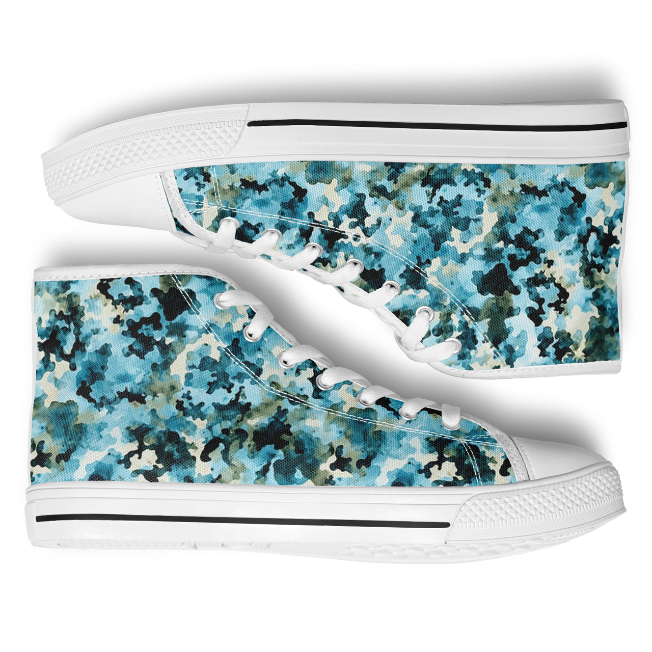 Chokefish™ Urban Peak Retro High Tops-Acid-Wash-013
