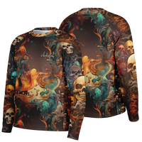 Chokefish™ Long Sleeve Every Day All Weather Skulls Shirt Men's-001