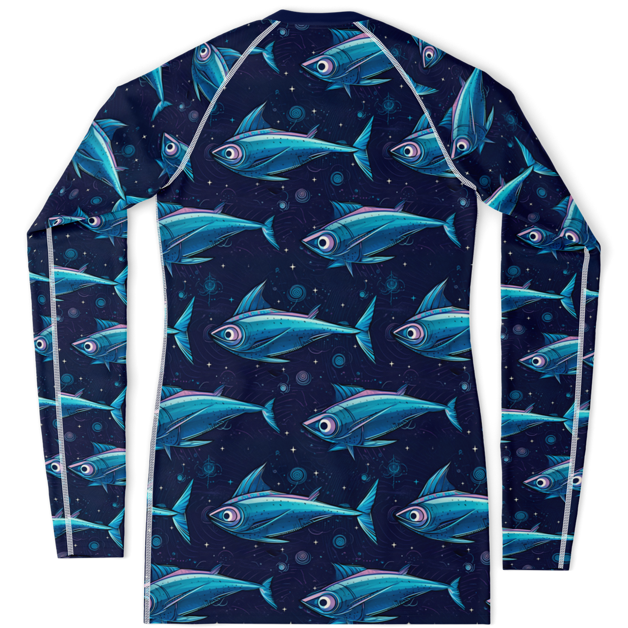 Chokefish™ Long Sleeve Rashguard Marine Woman's Shirt-004