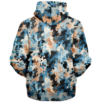 Chokefish™ Microfleece Zip-Up Hoodie Acid-Wash Colors-017