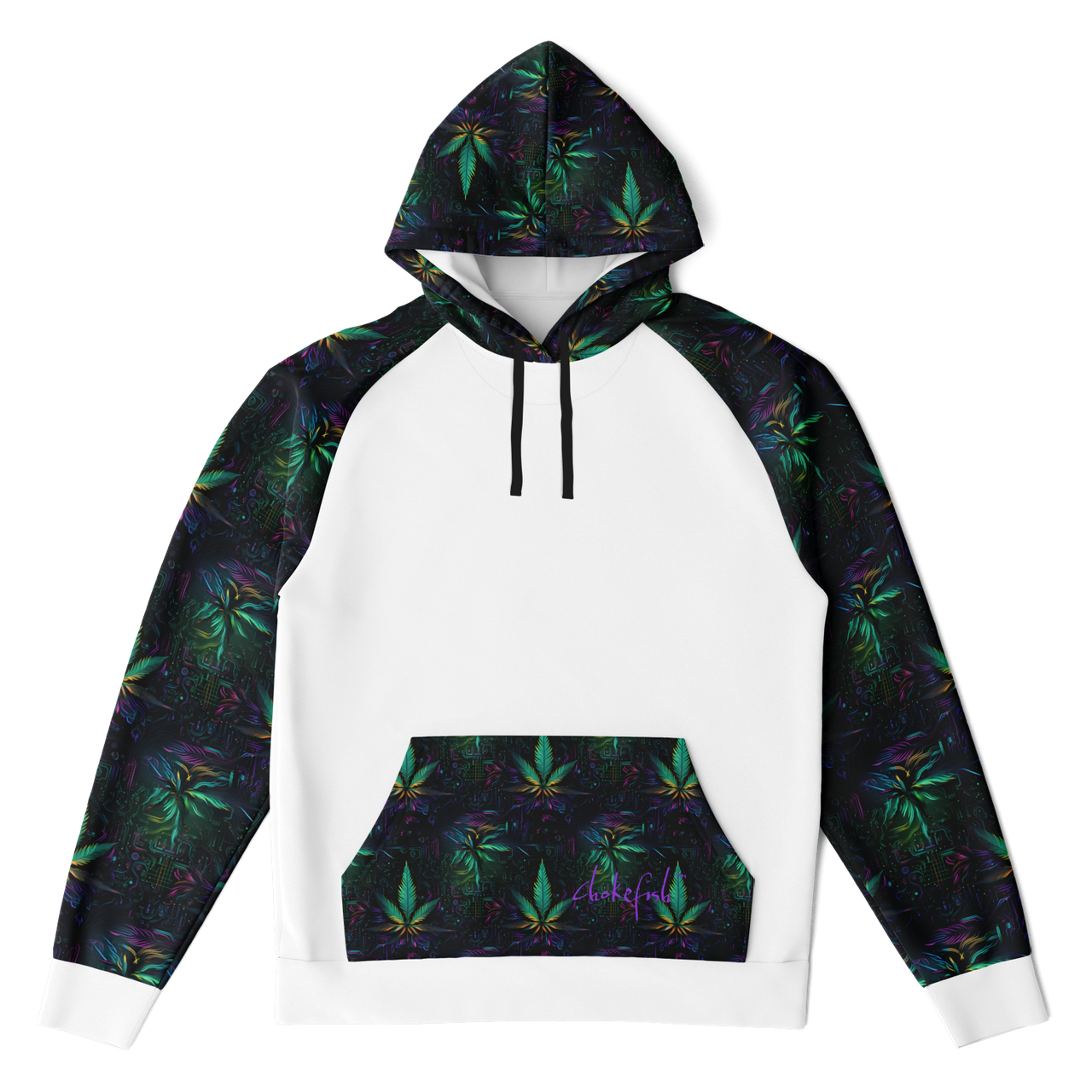 Chokefish™ Cannabis Raglan Remix-004W