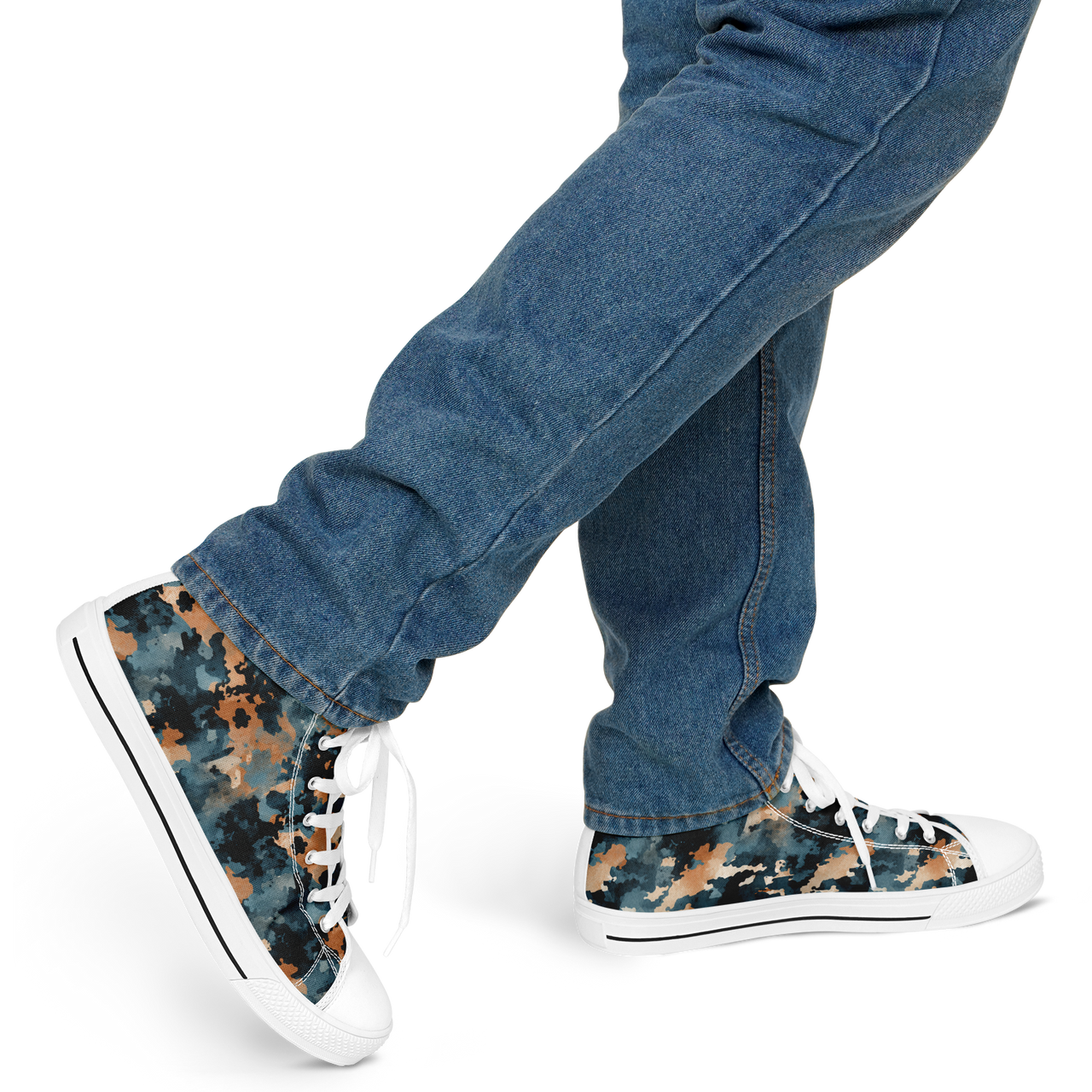 Chokefish™ Urban Peak Retro High Tops-Acid-Wash-009