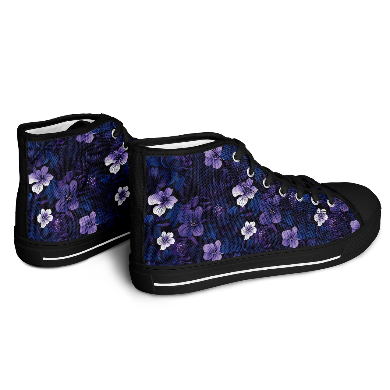 Chokefish™ Urban Peak Retro High Tops-Floral-004-2