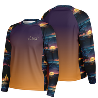 Chokefish™ Long Sleeve Every Day All Weather Trees&Boats Shirt Men's-018