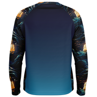 Chokefish™ Long Sleeve Every Day All Weather Trees&Boats Shirt Men's-014