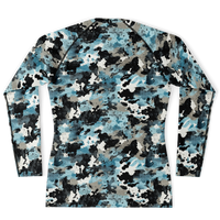 Chokefish™ Long Sleeve Rashguard Acid-Wash Men's Shirt-010