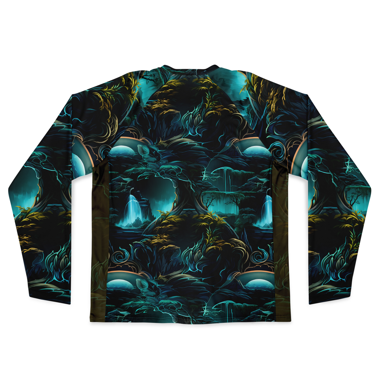 Chokefish™ Long Sleeve Every Day All Weather Trees&Boats Shirt Men's-002