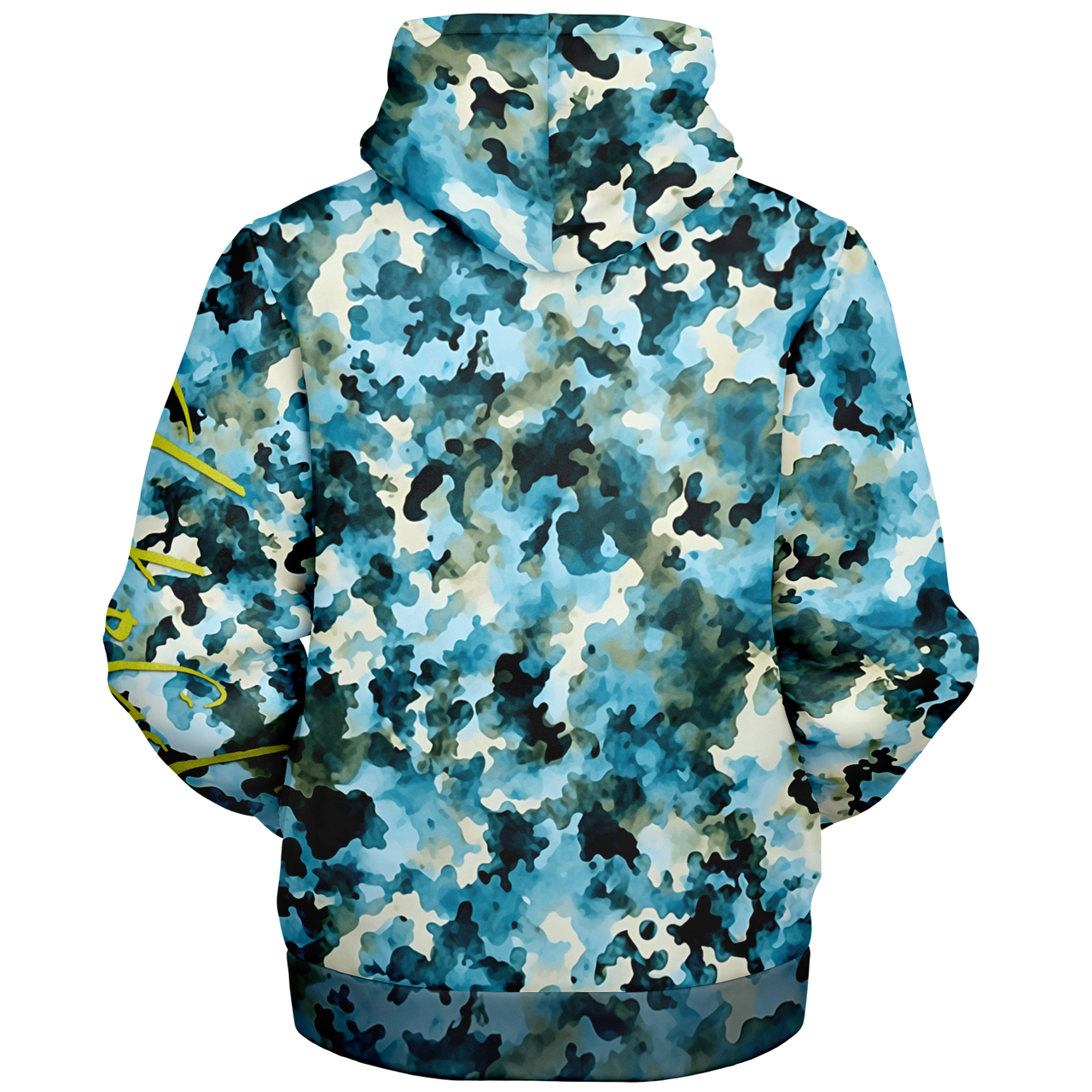 Chokefish™ Microfleece Zip-Up Hoodie Acid-Wash Colors-015B