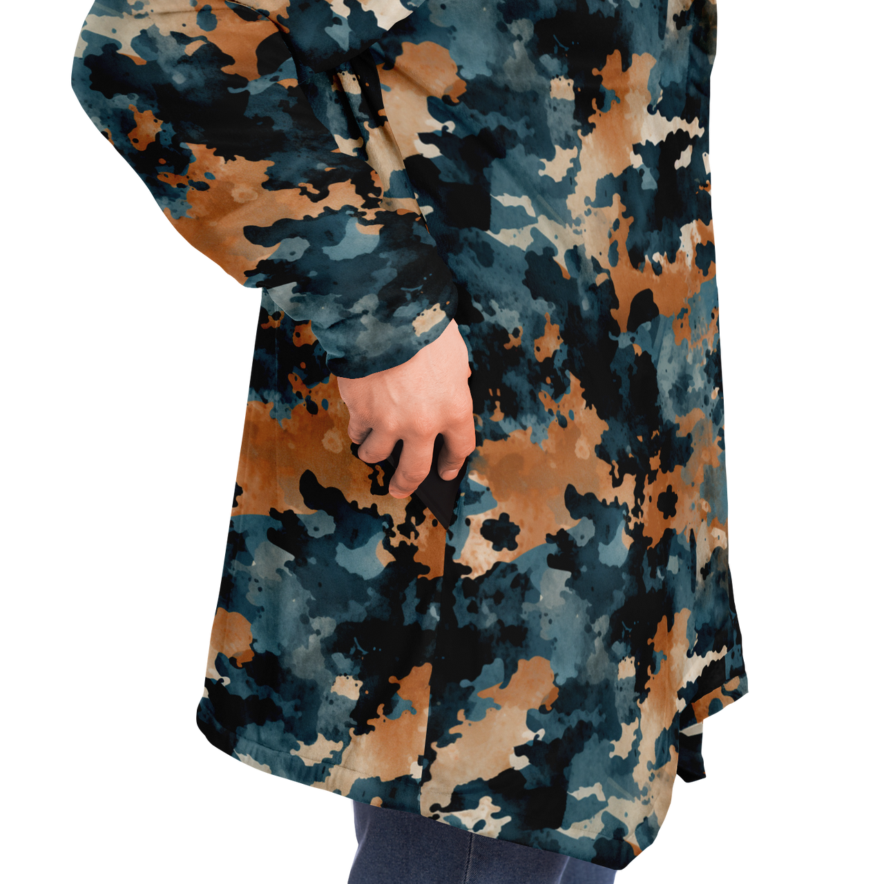 Chokefish™ Acid-Wash Cloaks Unisex-008B