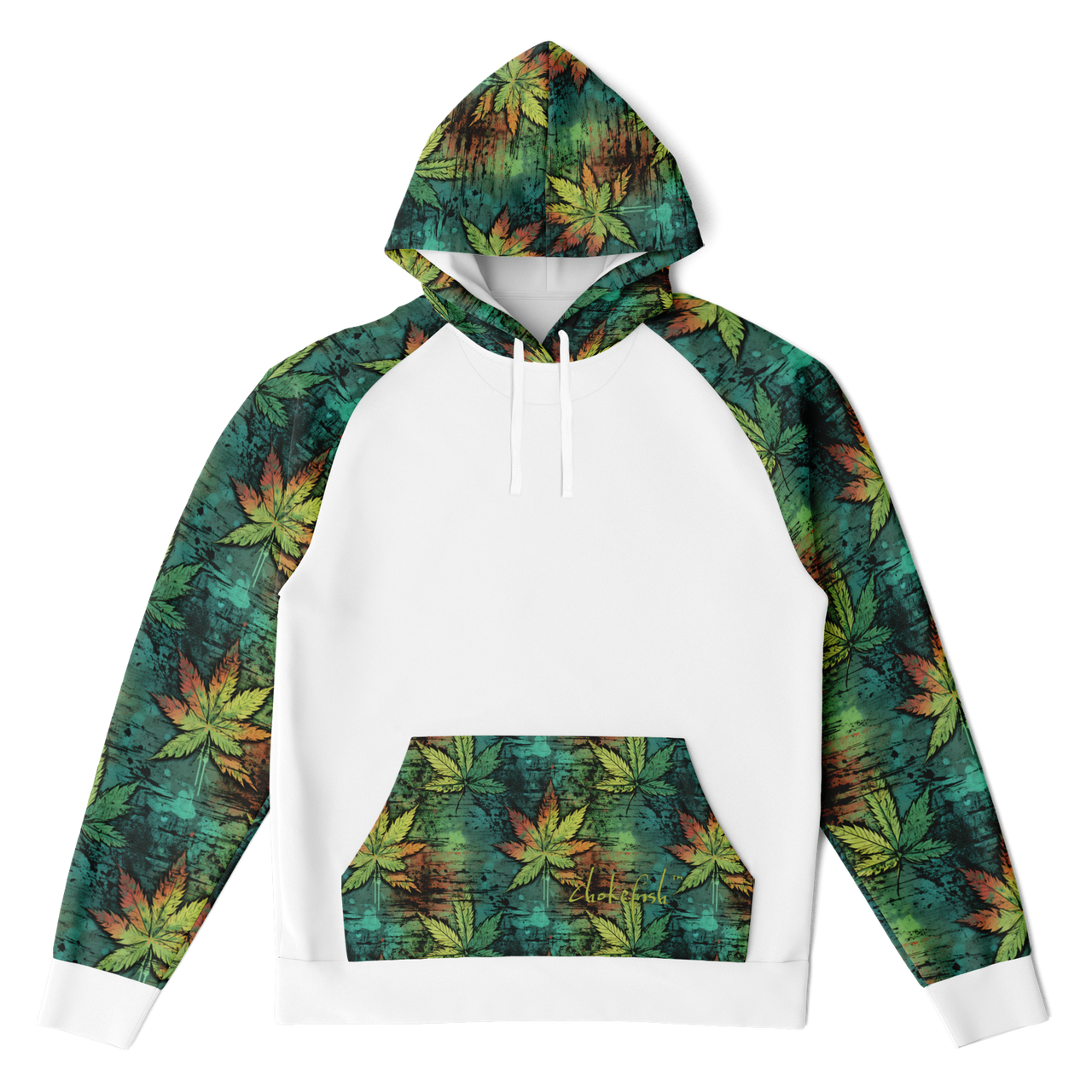 Chokefish™ Cannabis Raglan Remix-003W