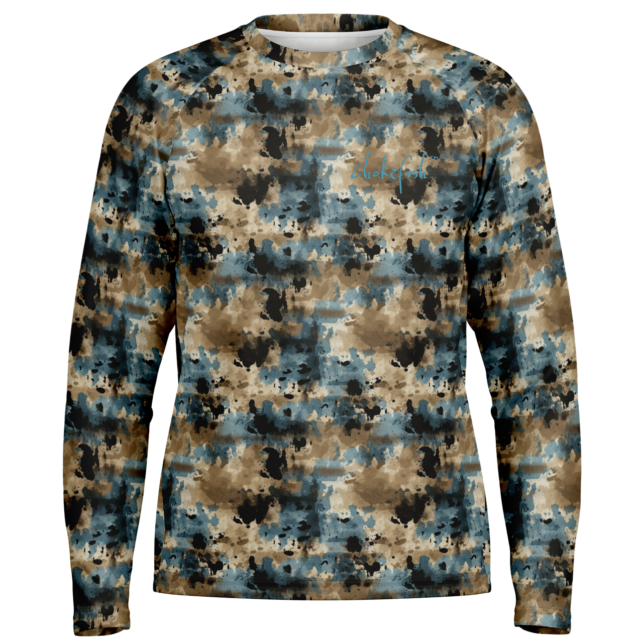 Chokefish™ Long Sleeve Every Day All Weather Acid-Wash Shirt Men's-012