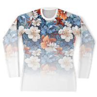 Chokefish™ Long Sleeve Rashguard Floral Men's Shirt-008-2