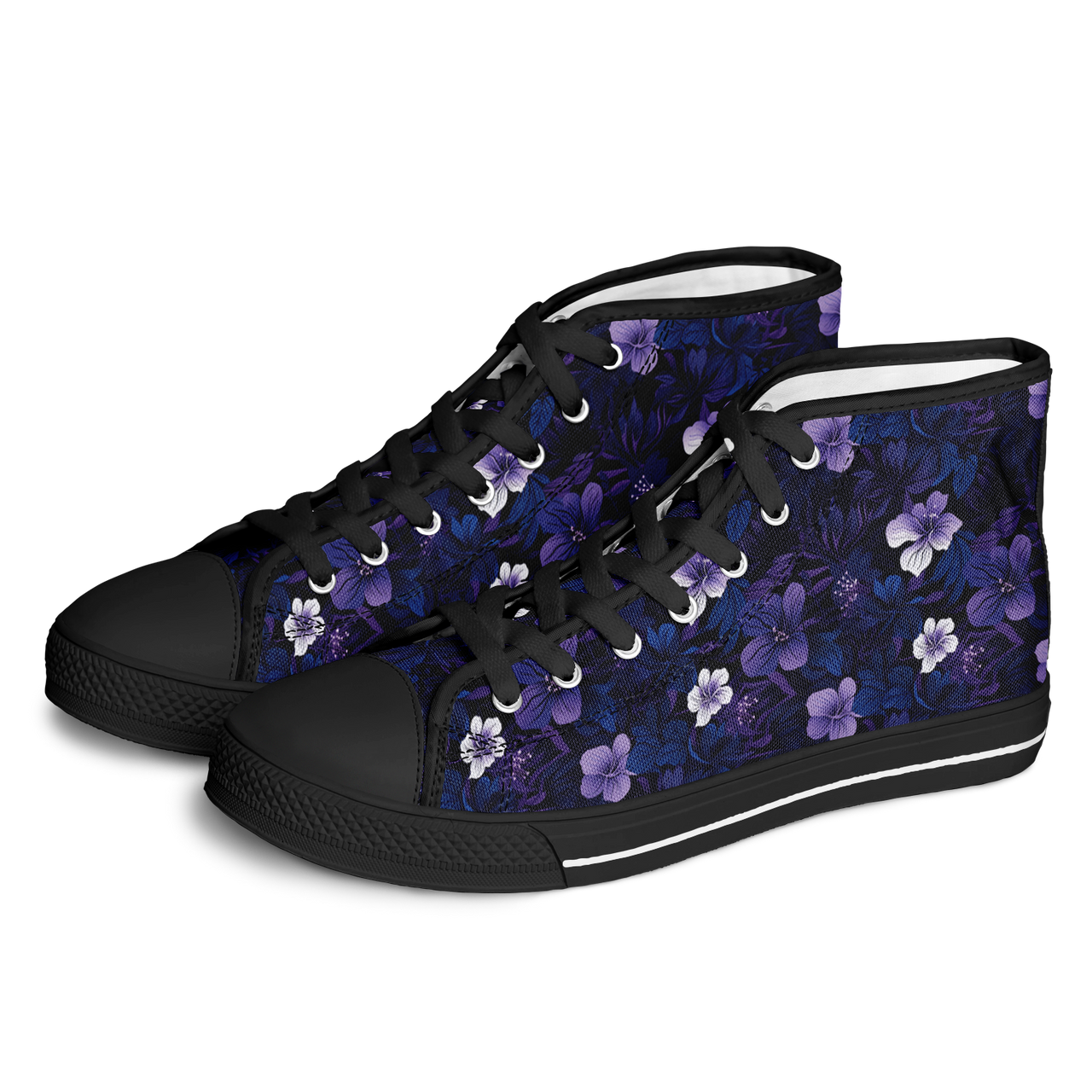 Chokefish™ Urban Peak Retro High Tops-Floral-004-2