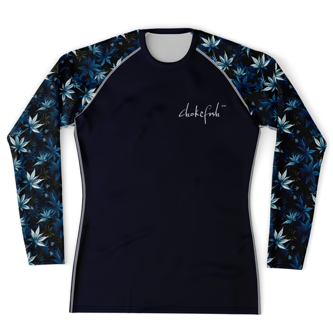 Chokefish™ Long Sleeve Rashguard Cannabis Men's Shirt-005-2