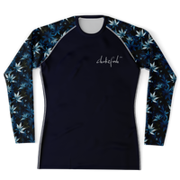 Chokefish™ Long Sleeve Rashguard Cannabis Men's Shirt-005-2