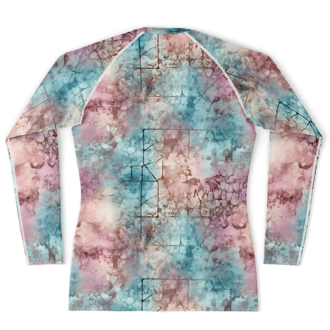 Chokefish™ Long Sleeve Rashguard Acid-Wash Men's Shirt-003