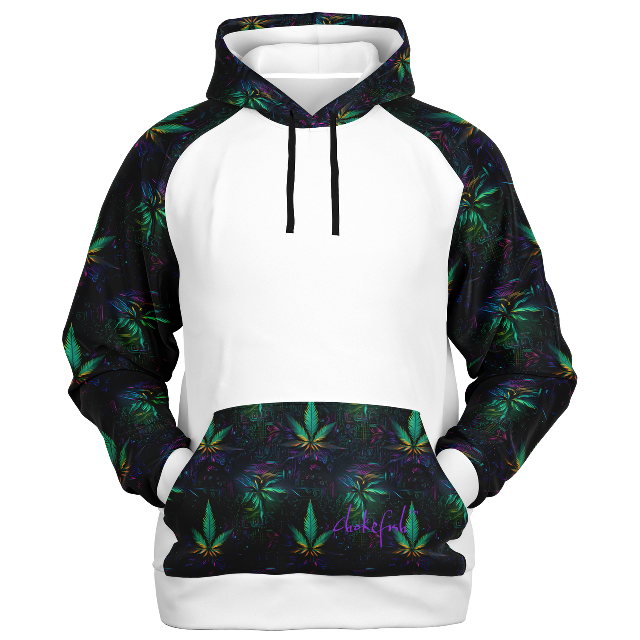 Chokefish™ Cannabis Raglan Remix-004W