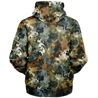 Chokefish™ Microfleece Zip-Up Hoodie Acid-Wash Colors-016B
