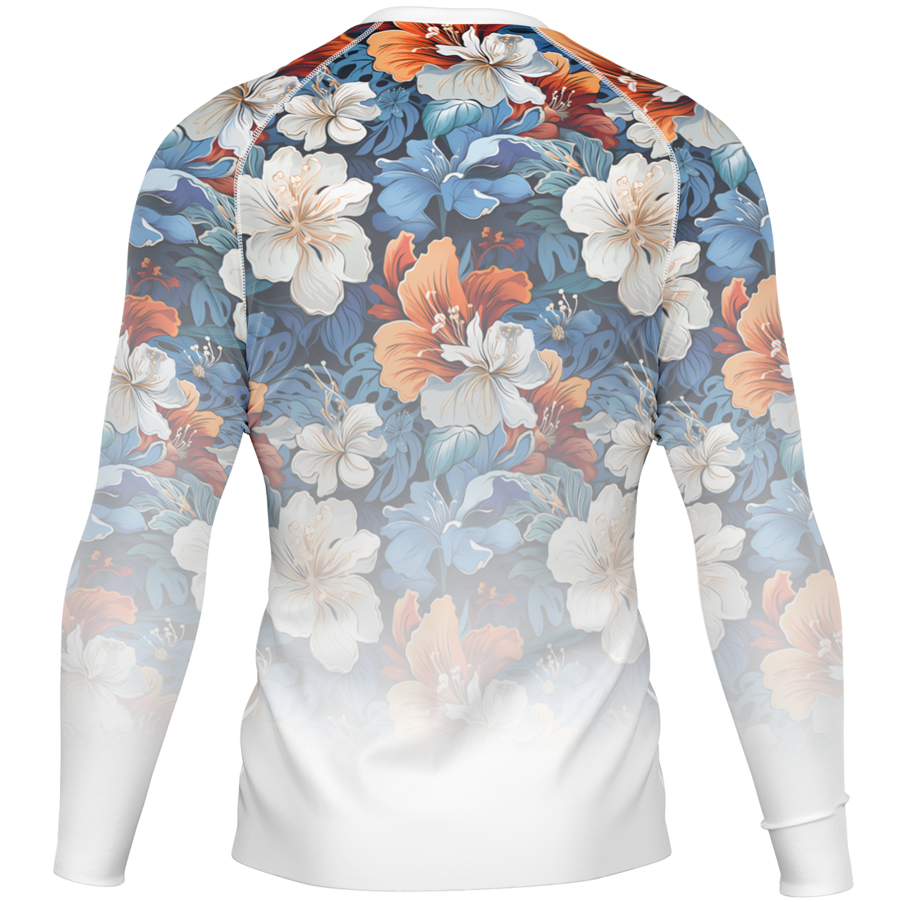 Chokefish™ Long Sleeve Rashguard Floral Men's Shirt-008-2