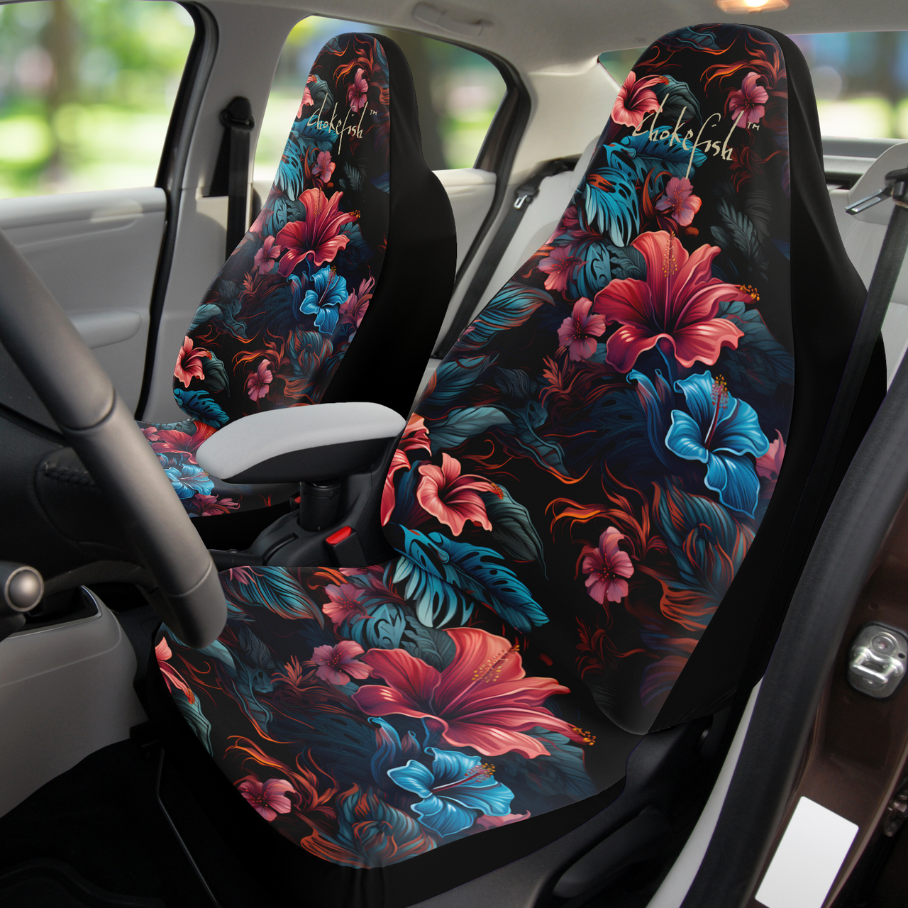 Chokefish™ Floral Seat Covers-018