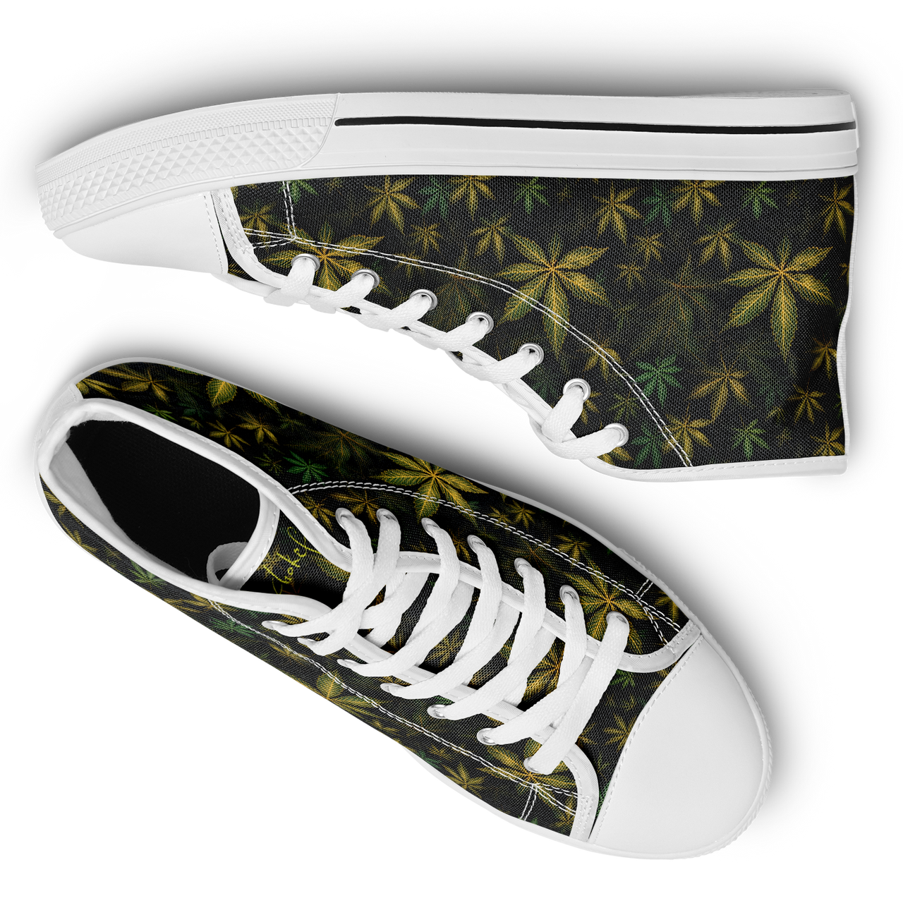 Chokefish™ Urban Peak Retro High Tops-Canabis-027