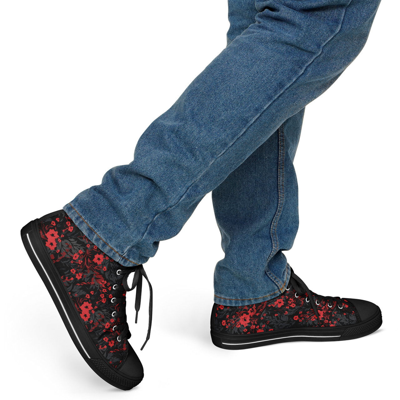 Chokefish™ Urban Peak Retro High Tops-Floral-003-2