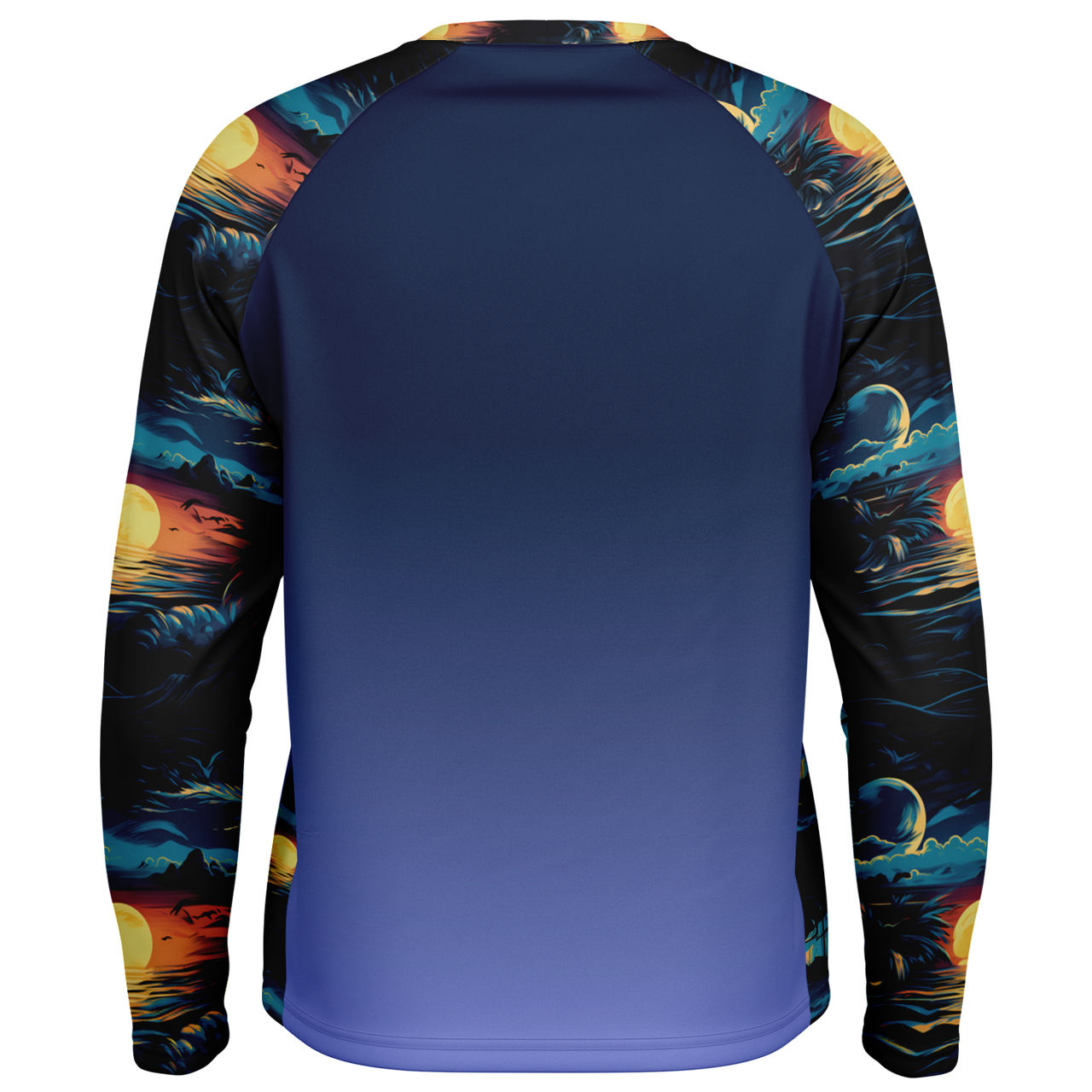 Chokefish™ Long Sleeve Every Day All Weather Trees&Boats Shirt Men's-016