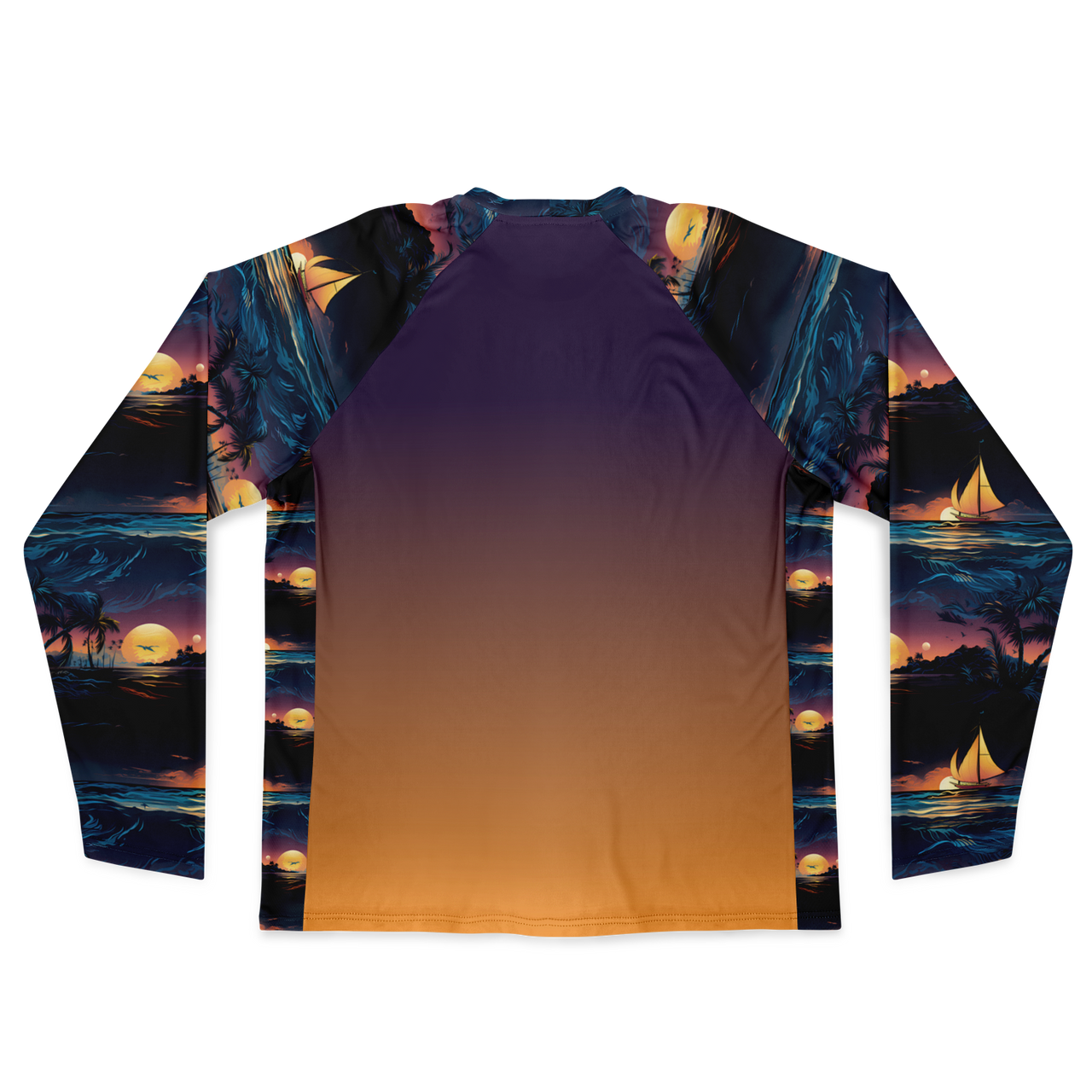 Chokefish™ Long Sleeve Every Day All Weather Trees&Boats Shirt Men's-018
