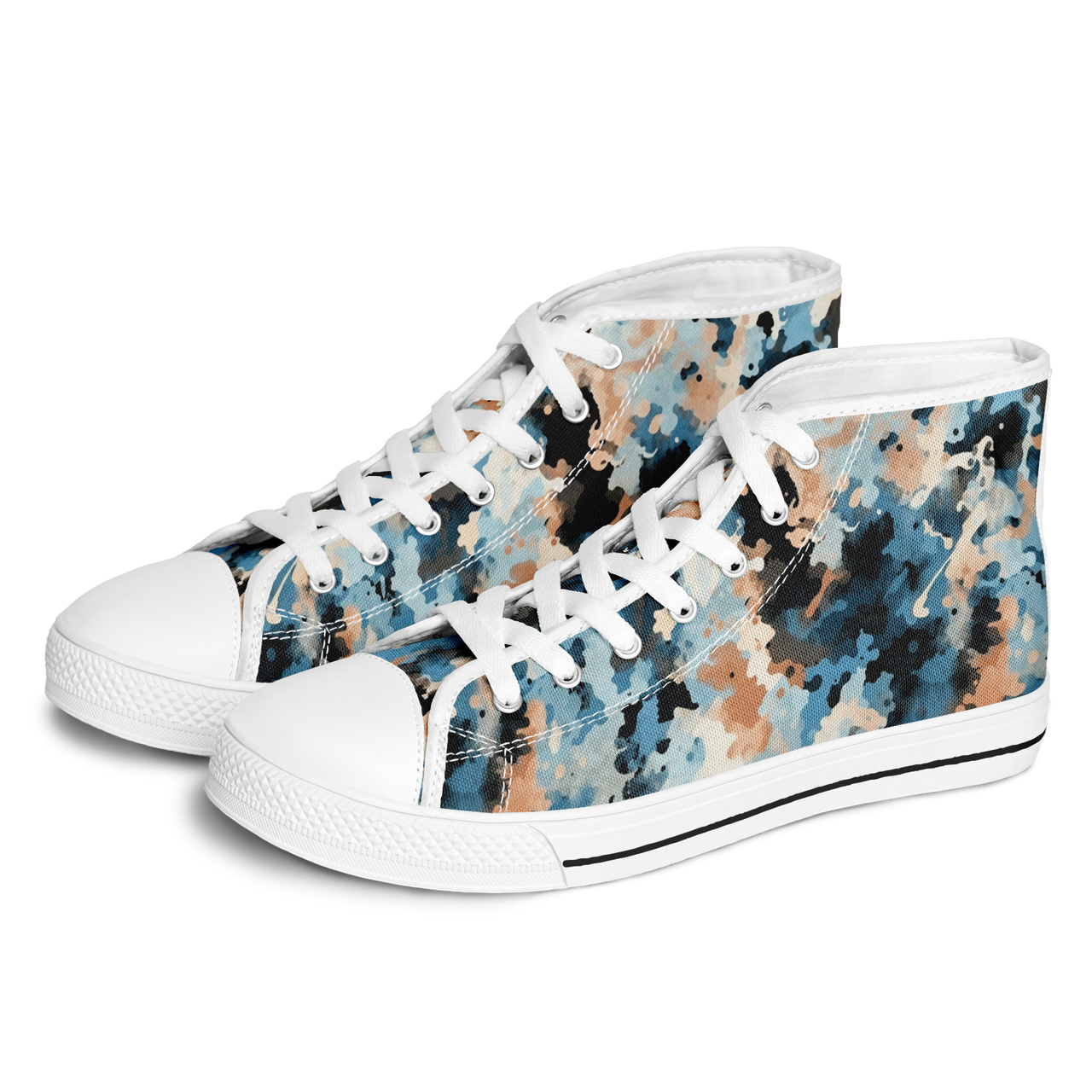 Chokefish™ Urban Peak Retro High Tops-Acid-Wash-015