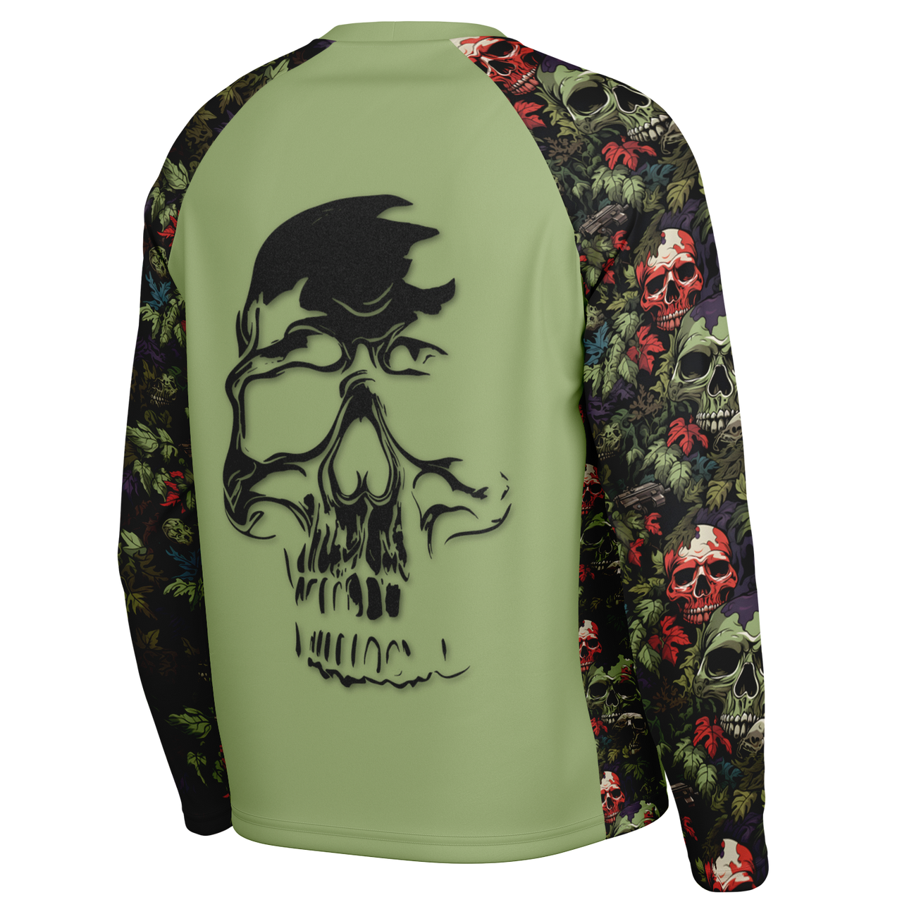 Chokefish™ Long Sleeve Every Day All Weather Skulls Shirt Men's-026