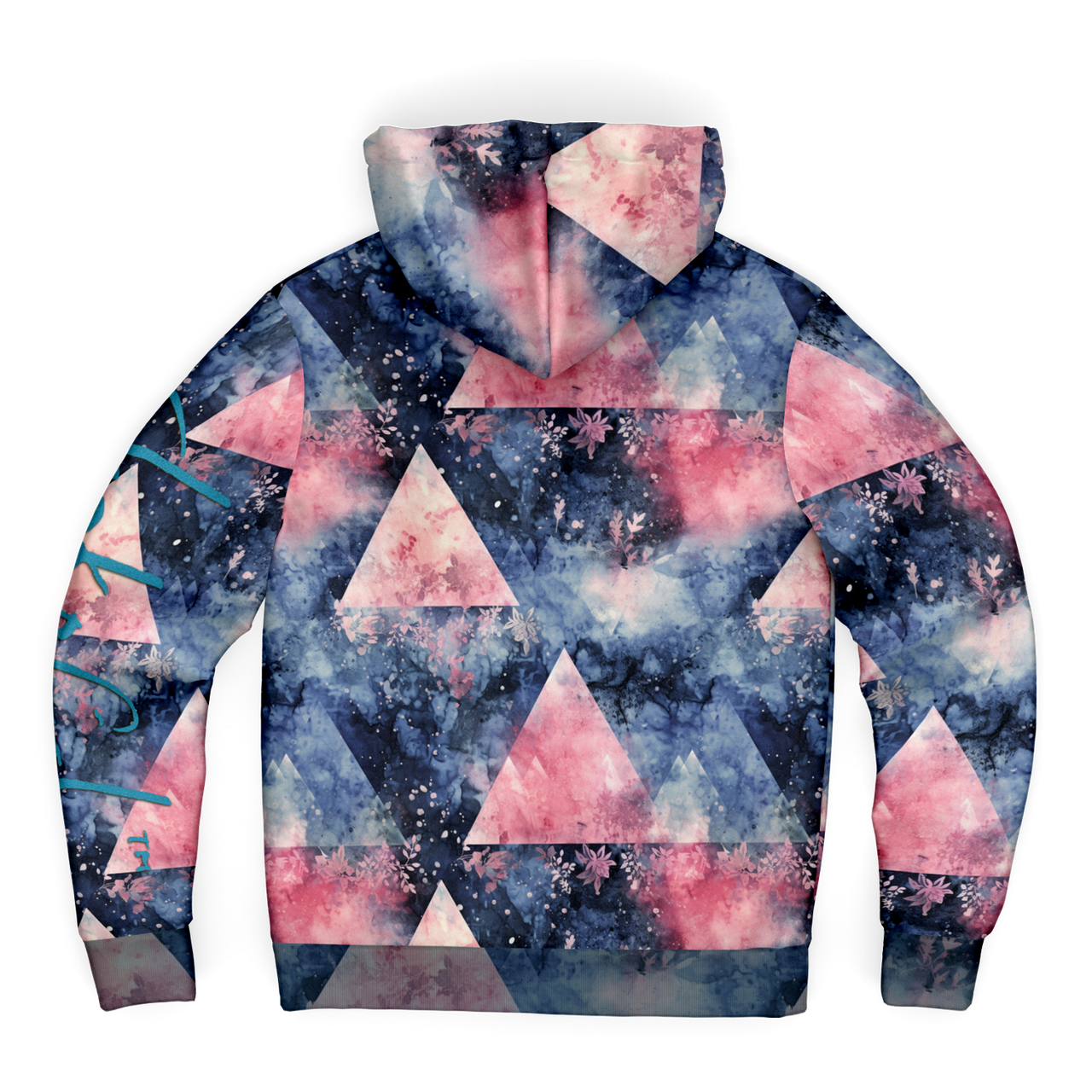 Chokefish™ Microfleece Zip-Up Hoodie Acid-Wash Colors-010B