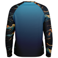 Chokefish™ Long Sleeve Every Day All Weather Trees&Boats Shirt Men's-015