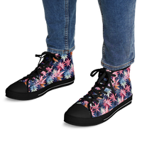 Chokefish™ Urban Peak Retro High Tops-Cannabis-001-2