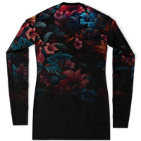 Chokefish™ Long Sleeve Rashguard Floral Woman's Shirt-004