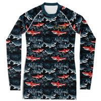 Chokefish™ Long Sleeve Rashguard Marine Woman's Shirt-002