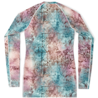 Chokefish™ Long Sleeve Rashguard Acid-Wash Woman's Shirt-003