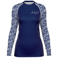 Chokefish™ Long Sleeve Rashguard Maori Woman's Shirt-006
