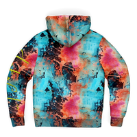 Chokefish™ Microfleece Zip-Up Hoodie Acid-Wash Colors-007