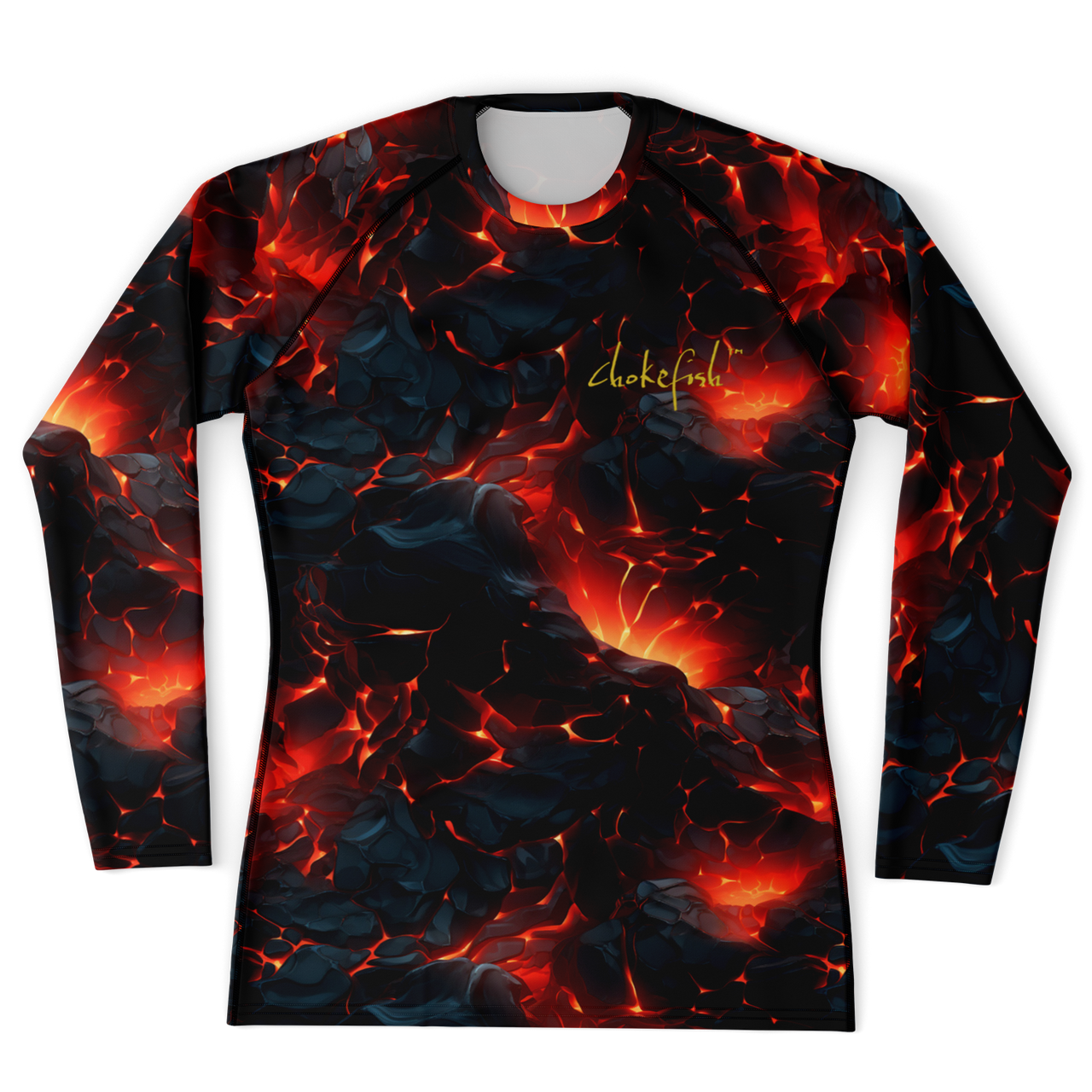 Chokefish™ Long Sleeve Rashguard Volcano Men's Shirt-003