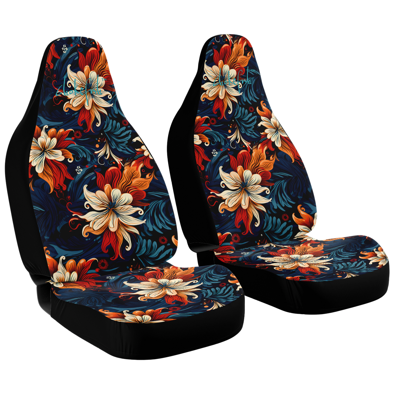 Chokefish™ Floral Seat Covers-014