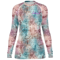 Chokefish™ Long Sleeve Rashguard Acid-Wash Woman's Shirt-003